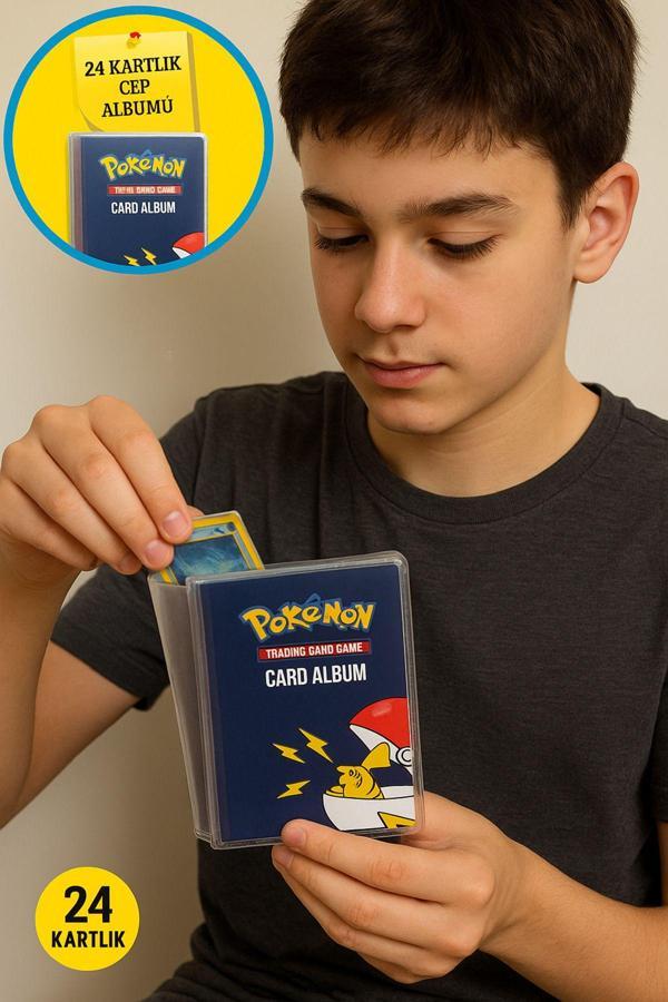 Toyfest Koleksiyoner Pokemon Kart Cep Albümü Model 2 - Kartlık - 1 Adet (24 Kartlık) - Image 1