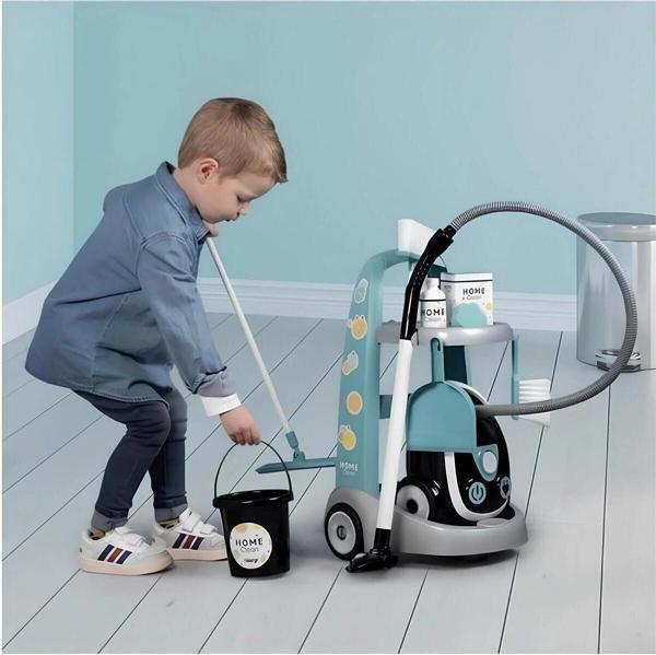 Toyfest Oyuncak Temizlik Arabası + Elektrikli Süpürge Seti - Image 1