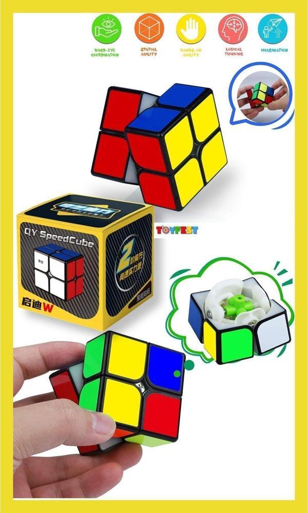 Toyfest 2X2 Qy Speed Zeka Küpü Akıl Küpü Rübik Küp - Image 1