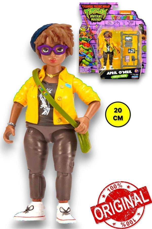 Toyfest Tmnt Aksesuarlı Ninja Kaplumbağalar Mutant Figürü - Aprıl O'Neıl Turtles' Friend - 20 Cm - Image 1