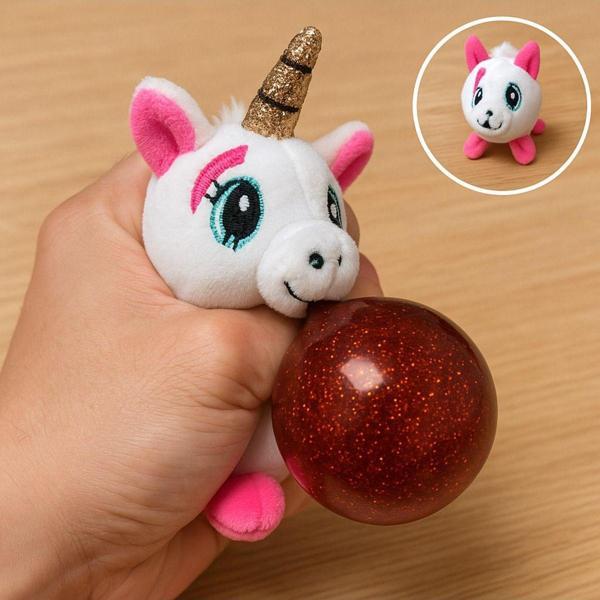 Toyfest Plush Bubble Yumuşak Baloncuklu Asorti Hayvanlar - Sıkınca Ağızdan Balon Çıkıyor Seri Model 15 - Image 1