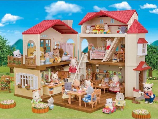 Toyfest Sylvanian Families Oyun Odalı Işıklı Şehir Evi - ( Dikkat : Aksesuarları Ayrıca Satılır !... ) - Image 1