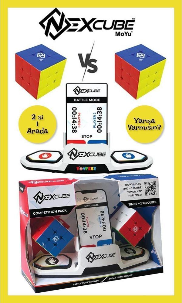Toyfest Nexcube Competition Pack Zeka Küpü Akıl Küpü Rübik Küp - Image 1