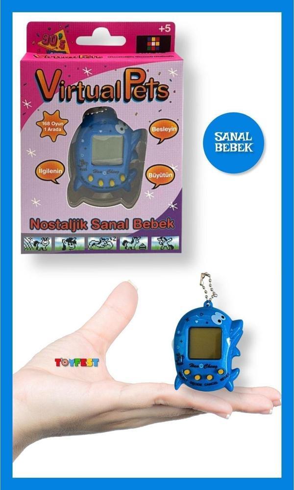 Toyfest Nostaljik Sanal Bebek ( Virtual Pets ) - Mavi - Image 1