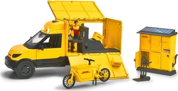 Toyfest Dickie Dhl Işıklı Ve Sesli Kargo Teslimat Araba Seti - Image 1