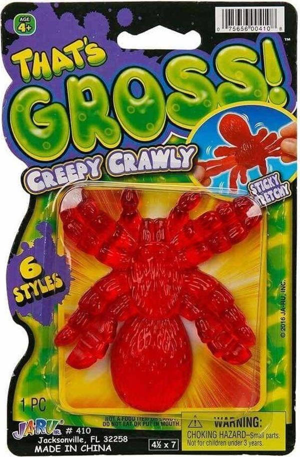 Toyfest Kırmızı Örümcek Esnek Yumuşak Böcek Figürü - Image 1