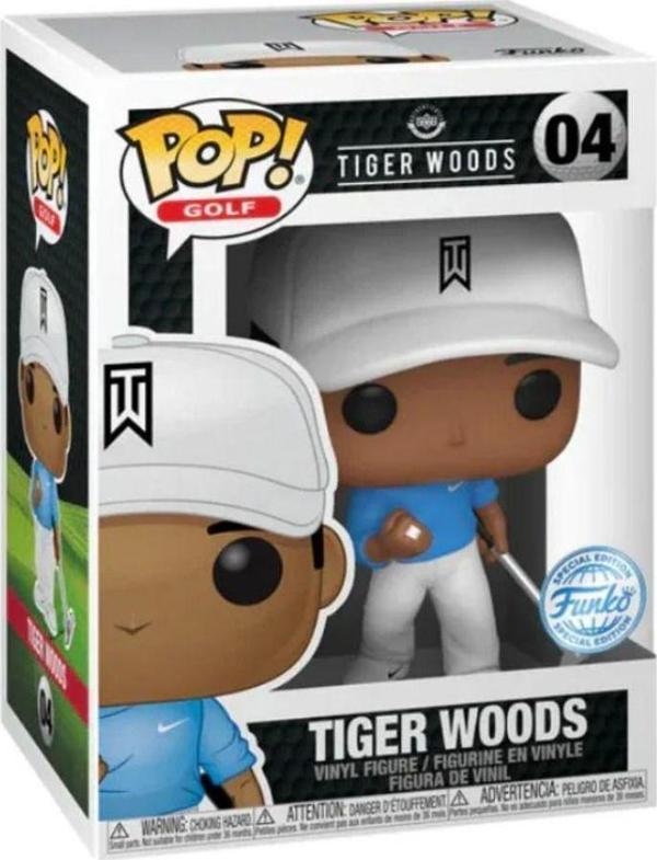 Toyfest Funko Pop! Golf Tiger Woods (Blue Shirt) Special Edition - Image 1