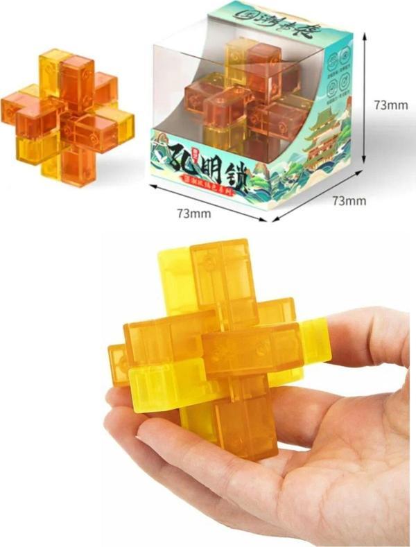 Toyfest Qy Kong Ming Lock Six Roots First Generation / Easy& Entry Level Hızlı Rübik Zeka Sabır Küpü - Image 1
