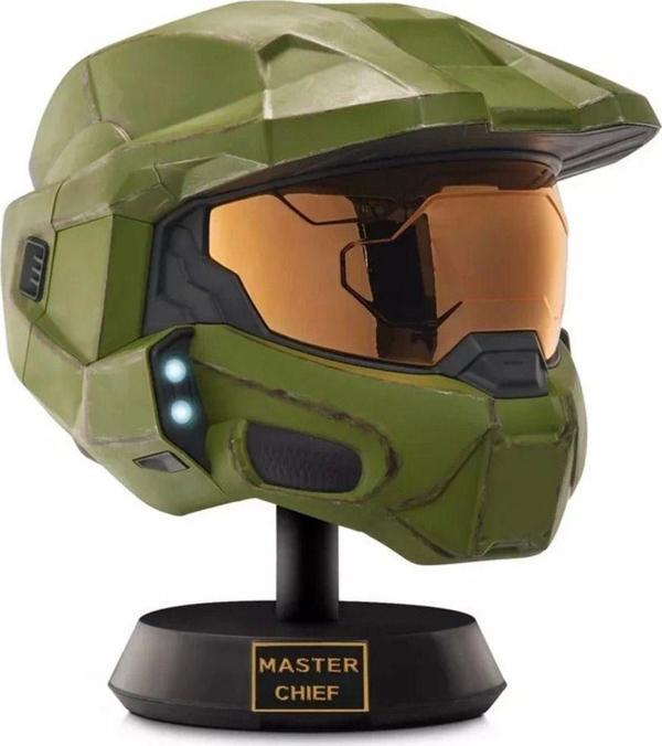 Toyfest Sesli Ve Işıklı Halo Gerçekçi Master Chief Miğferi Ve Sergi Standı - Image 1