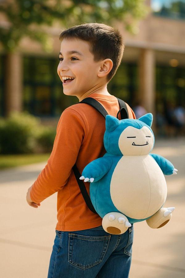 Toyfest Pokemon Snorlax Peluş Sırt Çantası - 35 Cm - Image 1