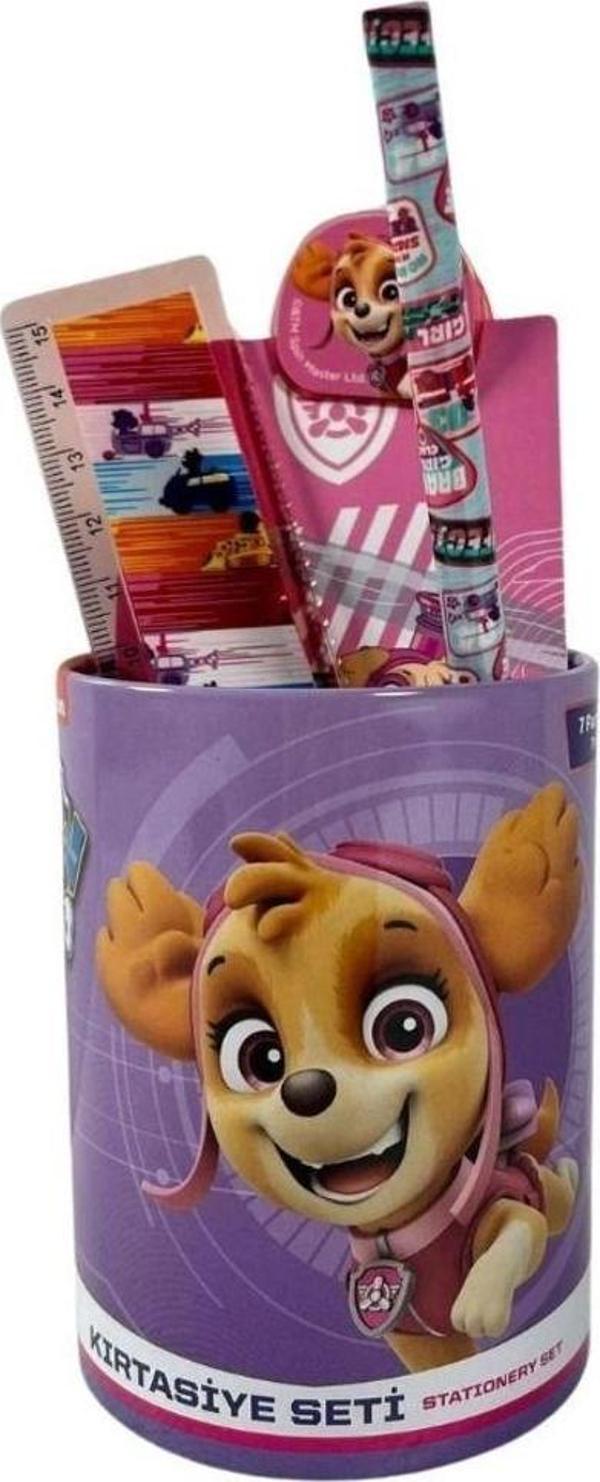 Toyfest Paw Patrol Metal Kalemlikli 7 Parça Kırtasiye Seti - Image 1