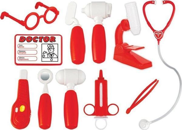 Toyfest Çantalı Doktor Seti Kırmızı - Image 1