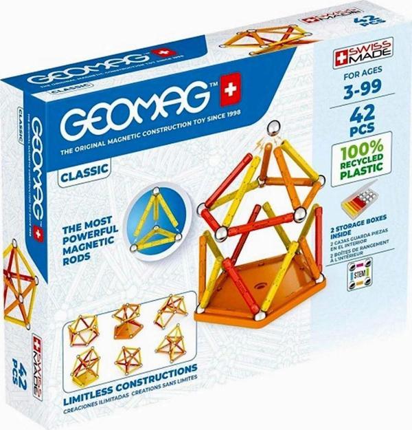 Toyfest Geomag Mıknatıslı Classic Manyetik Zeka Oyunu 42 Parça - Image 1