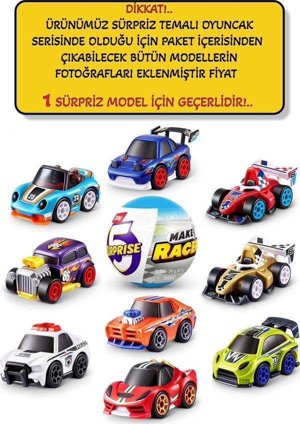Toyfest 1 Adet - Mini Brands Make A Racer Araba Sürpriz Paket - 1 Adet - Image 1