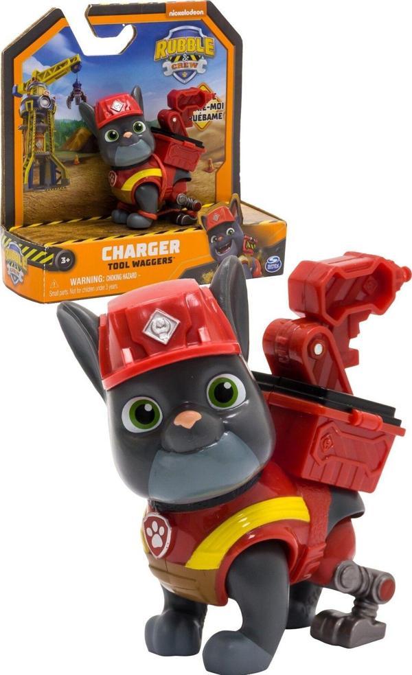 Toyfest Paw Patrol Rubble Charger Tool Waggers Crew Figür - Image 1
