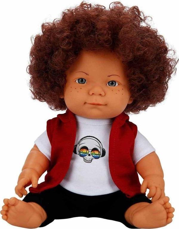Toyfest Kıvırcık Saçlı Curly Bebek - 35 Cm - Image 1