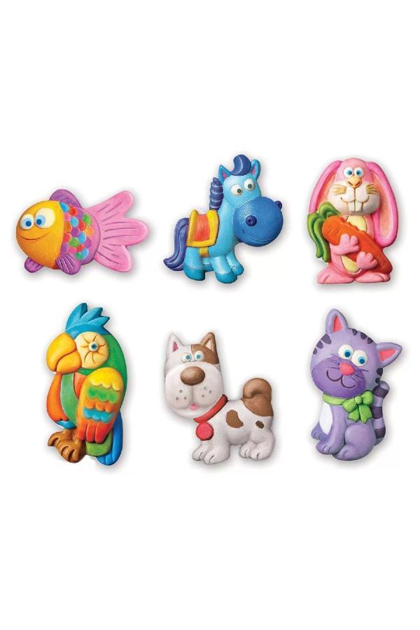 Toyfest 4M Sevimli Hayvanlar Kalıp Ve Boyama Seti - Image 1