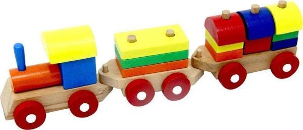 Toyfest Playwood Eğitici Ahşap Bultak Tren - Image 1