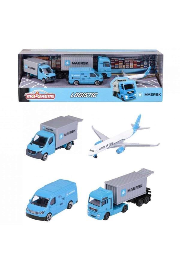 Toyfest Majorette Maersk Temalı Lojistik 4'Lü Koleksiyon Paketi - Image 1
