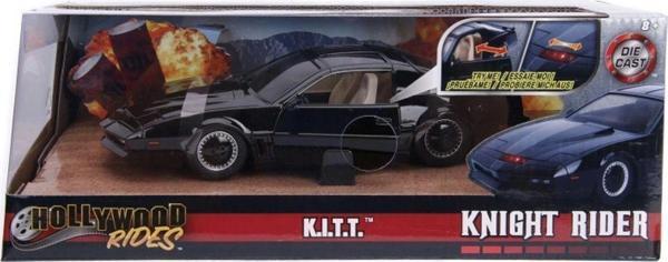 Toyfest Efsane Kara Şimşek Knight Rider 1982 Pontiac Model Araba 1:24 Ölçek - Image 1