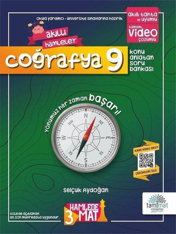 9.Sınıf Coğrafya Konu Anlatan Soru Bankası - Tammat  Yayıncılık - Image 1
