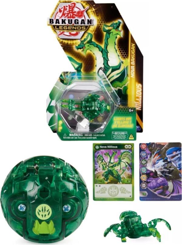 Toyfest Legends Nova Bakugan - Işıklı Yeşil Nillious Özel Figür - 1 Adet - Image 1