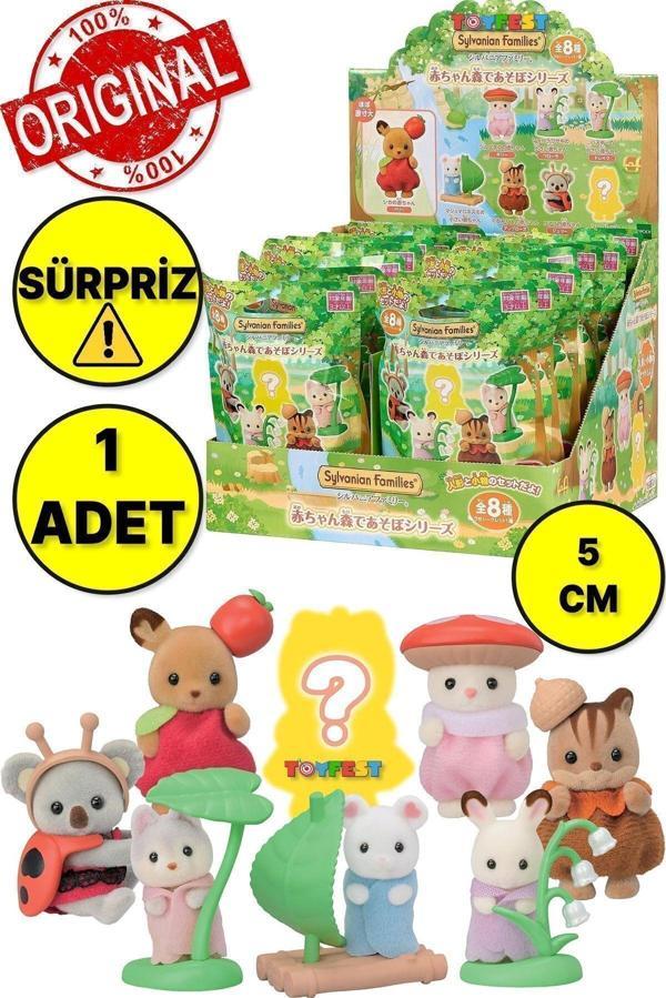 Toyfest Sylvanian Families Orman Temalı Kostümlü Aksesuarlı Sürpriz Mini Bebek - 1 Adet - Image 1