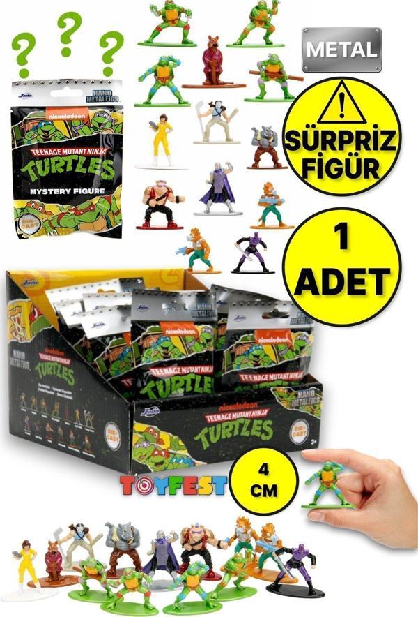 Toyfest Nano Metalfigs Teenage Mutant Ninja Turtles Ninja Kaplumbağalar Sürpriz Figür Paketi - 1 Adet - Image 1