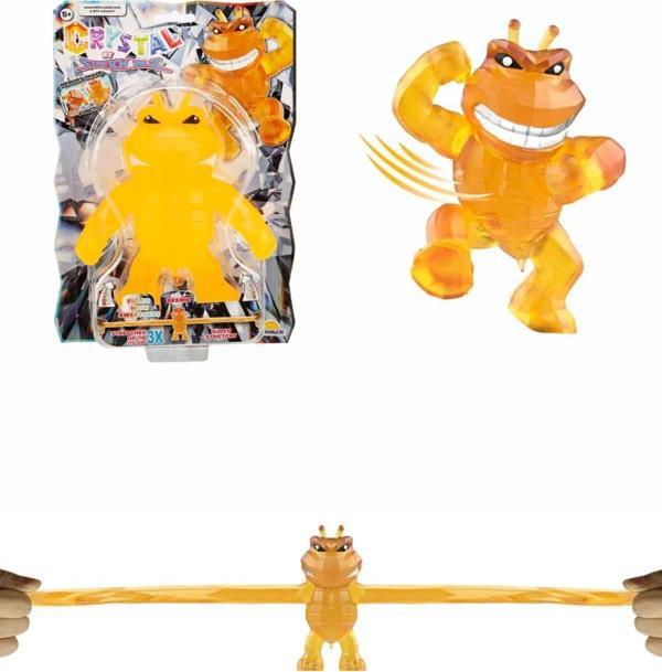Toyfest Esnek Uzayan Kristal Stretch Uzayan Yumuşak Figür 14 Cm Beenie Turuncu - 1 Adet - Image 1