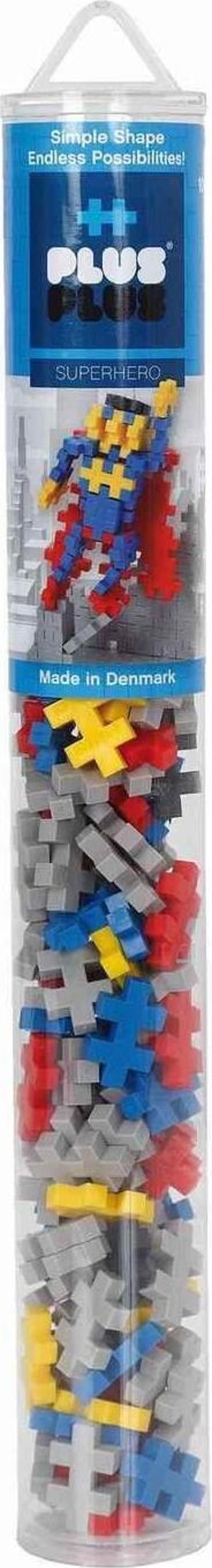 Toyfest Plus-Plus Superhero / 100 Pcs Tube - Image 1