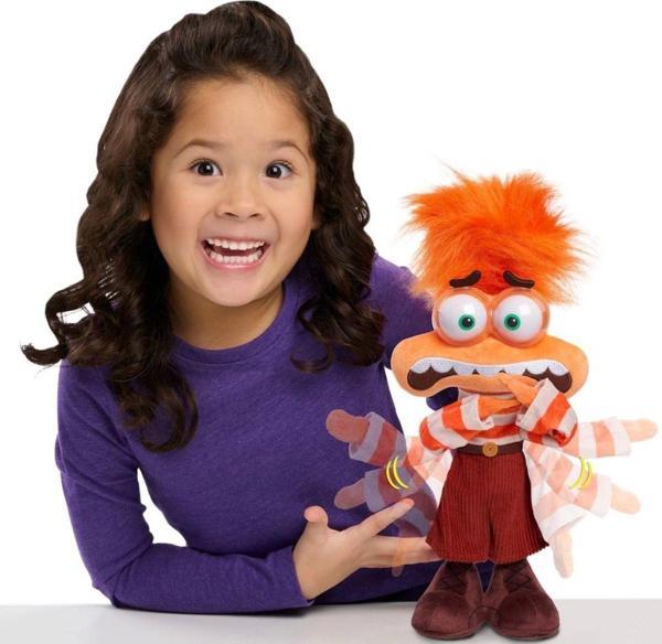 Toyfest Insideout Ters Yüz 2 Endişe Kaygı Sesli Hareketli Peluş Oyuncak Figürü - 25 Cm - Image 1