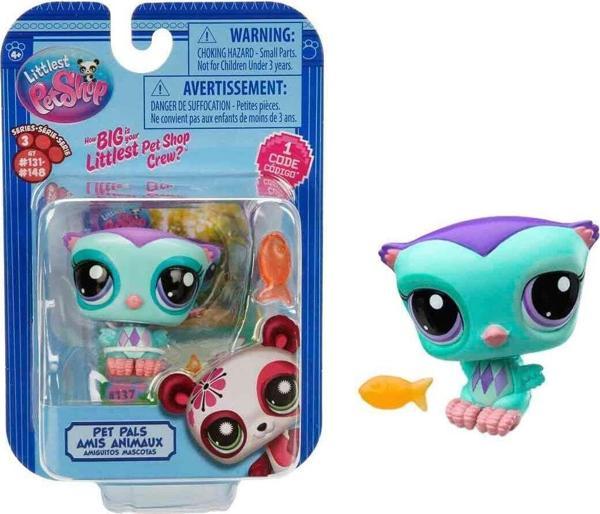 Toyfest Littlest Pet Shop Minişler Tekli Paket Seri : 3 - No :137 - Baykuş - Image 1