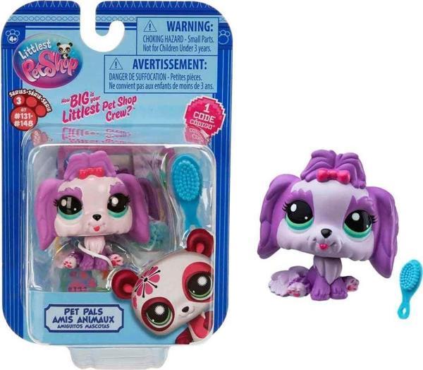Toyfest Littlest Pet Shop Minişler Tekli Paket Seri : 3 - No :144 - Lhasa Apso Köpek - Image 1