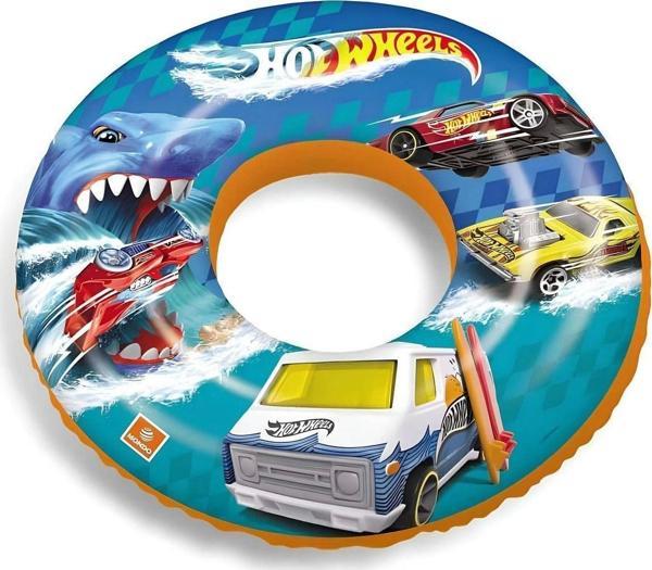 Toyfest Hot Wheels Figürlü Deniz Havuz Çocuk Yüzücü Can Simidi 50 Cm - Image 1