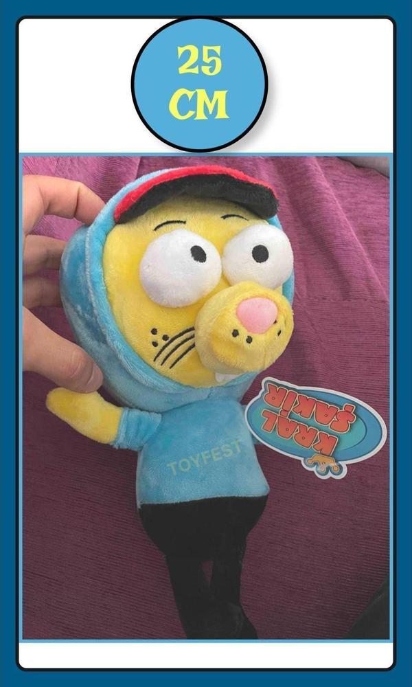 Toyfest Kral Şakir Çizgi Film Karakteri Kral Şakir Figür Uyku Arkadaşı Yumuşak Peluş Oyuncak - 25 Cm - Image 1