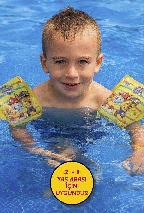 Toyfest Paw Patrol Figürlü Deniz Havuz Çocuk Yüzücü Şişme Kolluk - Image 1