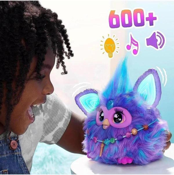 Toyfest Furby Mor Sesli İnteraktif Peluş - 20 Cm - Image 1