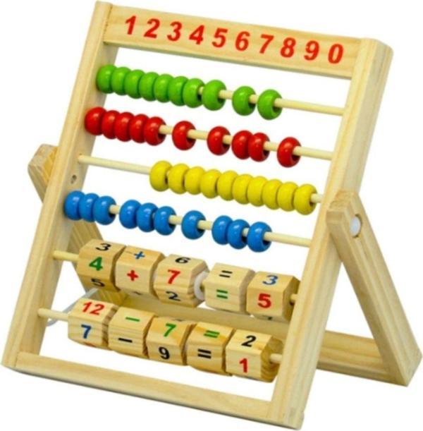 Toyfest Ahşap Ayaklı Abaküs - Image 1