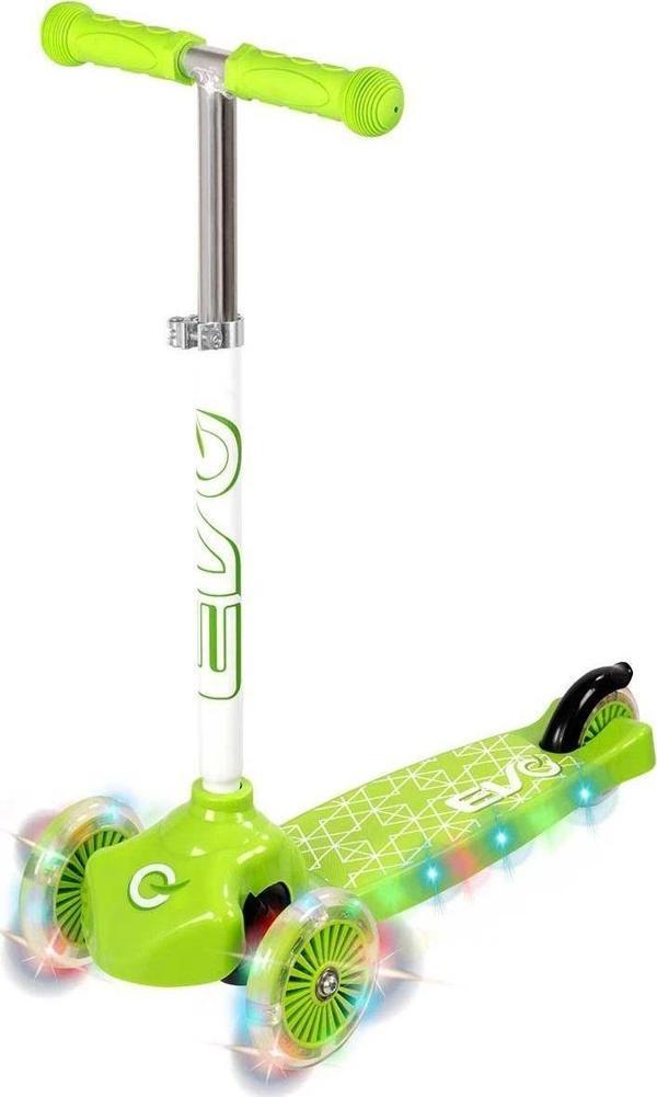 Toyfest Evo 3 Tekerlekli Move'N Groove Işıklı Yeşil Scooter - Image 1