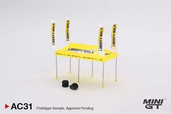 Toyfest Mini Gt 1/64 Paddock Service Tent Set - Lb Racing - Image 1
