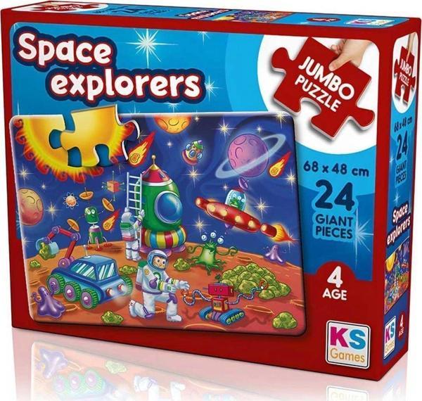 Toyfest Space Explorers 24 Parça Puzzle - Image 1