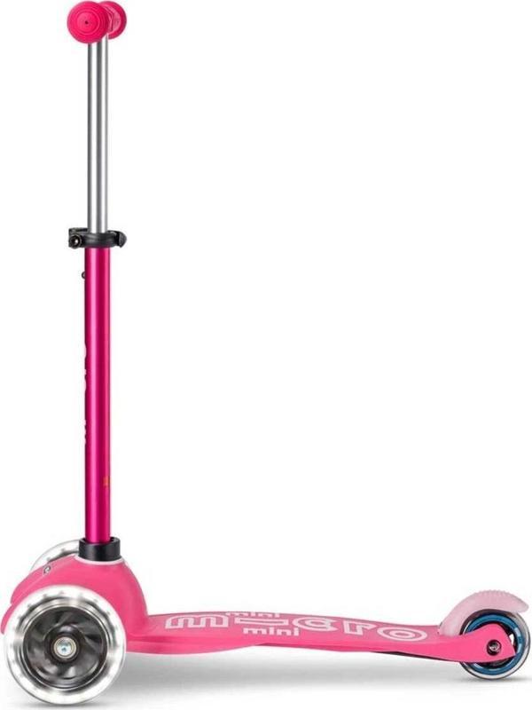 Toyfest Micro Mini Deluxe Led 3 Tekerlekli Işıklı Scooter Pink - Image 1