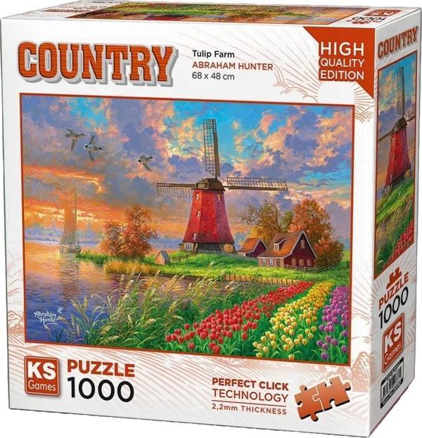 Toyfest Ks Games Tulip Farm Puzzle 1000 Parça 20787 - Image 1