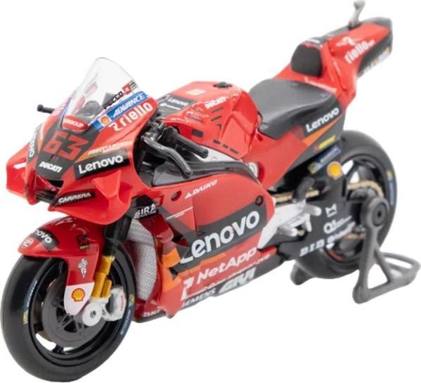 Toyfest Maisto 1/18 Ducati Desmosedici Gp 2022 Koleksiyonluk Metal Model Araba - Image 1