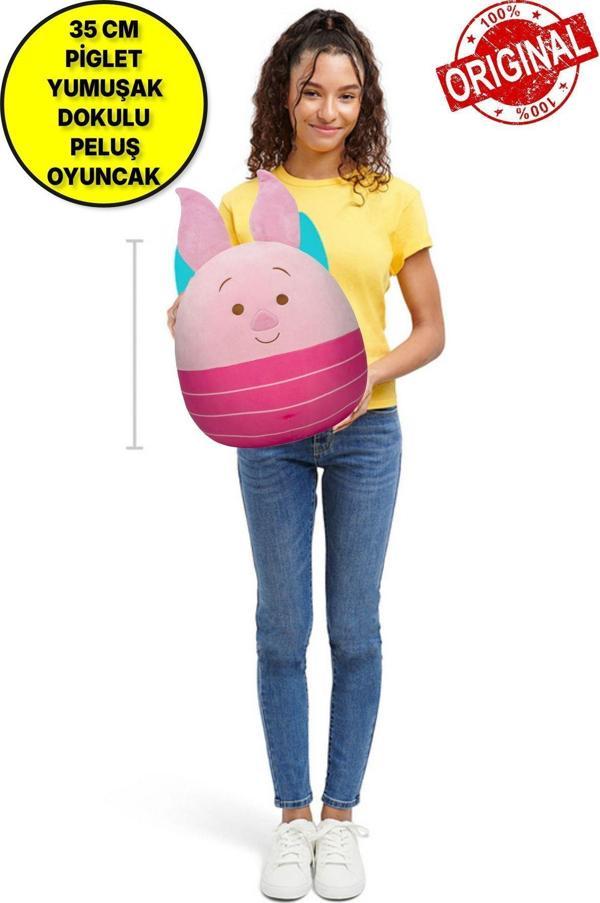 Toyfest Squishmallows  Piglet Yumuşak Peluş Oyuncak 35 Cm - Image 1