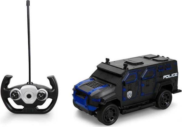 Toyfest 1:16 Uzaktan Kumandalı Işıklı Polis Panzer - Image 1