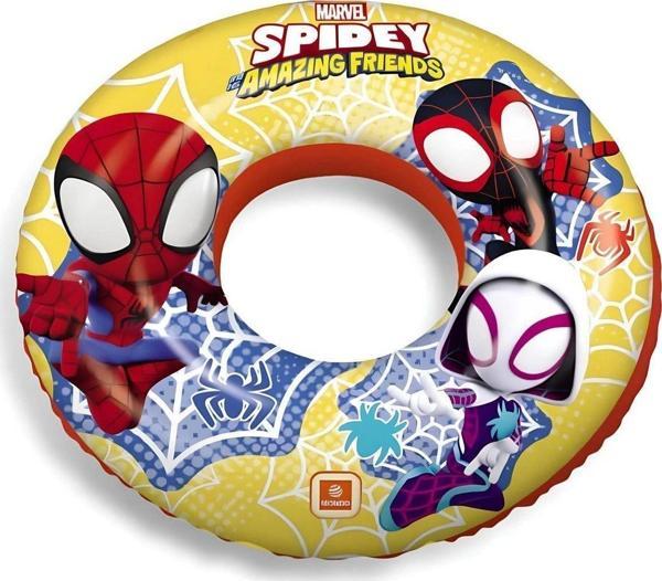 Toyfest Spidey Figürlü Deniz Havuz Çocuk Yüzücü Can Simidi 50 Cm - Image 1