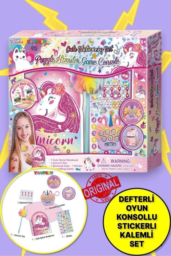 Toyfest Tokidas Cute Stationery Set / Hamster Game Console - Sevimli Kırtasiye Seti / Hamster Oyun Konsolu - Image 1