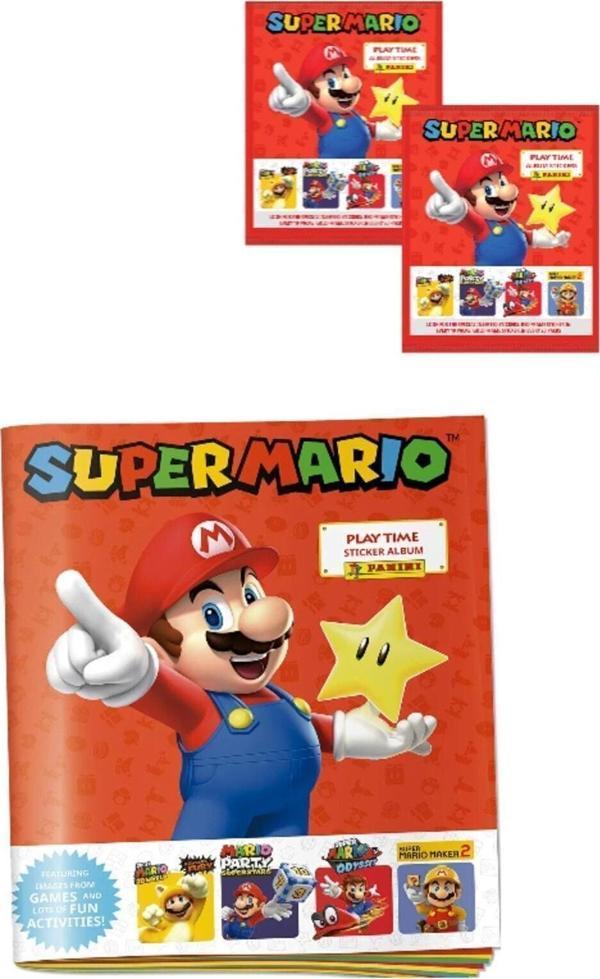 Toyfest Super Mario Sticker Kartları Albümü Ve 2 Paket Sticker - Image 1