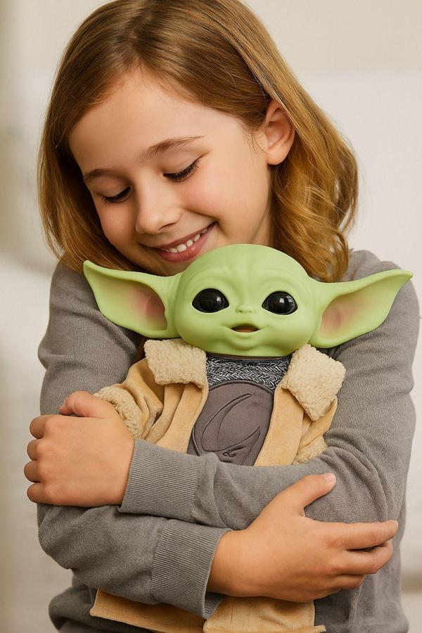 Toyfest Star Wars Mandalorian The Child Grogu - Peluş Figür Oyuncak Ultra Lüx Baby Yoda 28 Cm - Image 1
